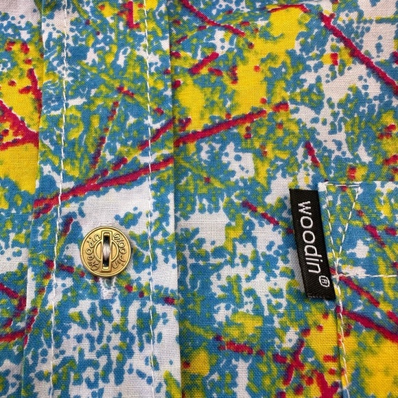 Men’s Woodin Brand African Print Shirt 
Size Medium​ - Picture 4 of 8